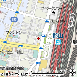 TCB東京中央美容外科　郡山院周辺の地図