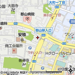 日本政策金融公庫　郡山支店国民生活事業周辺の地図