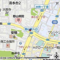 武田塾　郡山校周辺の地図