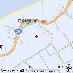 石川県輪島市大野町浜山周辺の地図