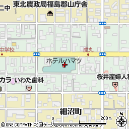 株式会社日比谷花壇　ホテルハマツ店周辺の地図