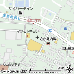 ヨークベニマル横塚店駐車場周辺の地図