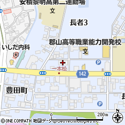 日本ハムマーケティング株式会社　郡山サテライト周辺の地図