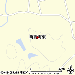 石川県輪島市町野町東周辺の地図