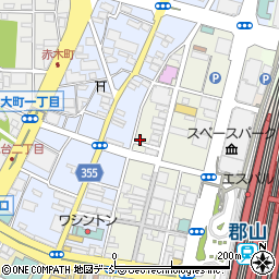 ホルモン大豊　駅前店周辺の地図
