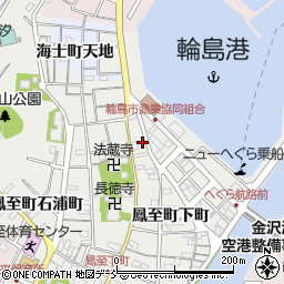 石川県輪島市鳳至町下町144周辺の地図