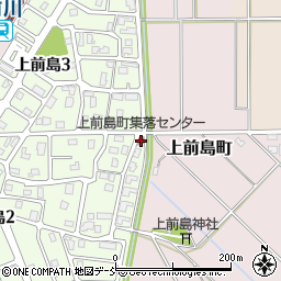 上前島町集落センター周辺の地図