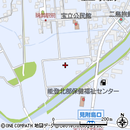 石川県珠洲市宝立町鵜飼周辺の地図