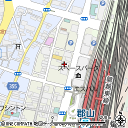 福島県生命保険協会周辺の地図