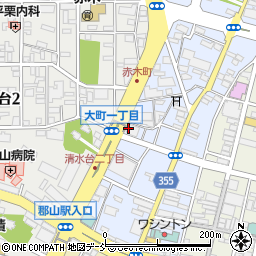 トーアエイヨー株式会社　郡山営業所周辺の地図