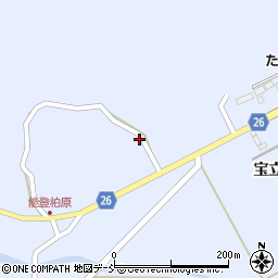 石川県珠洲市宝立町柏原申周辺の地図