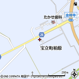 石川県珠洲市宝立町柏原戊周辺の地図