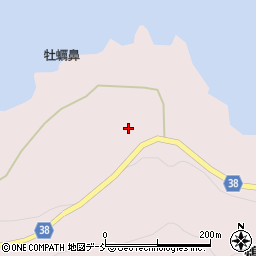 石川県輪島市鵜入町ホ周辺の地図