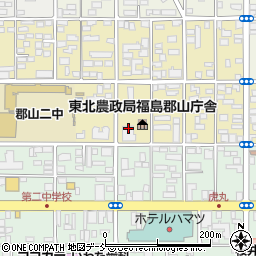 株式会社テレビユー福島郡山支社周辺の地図