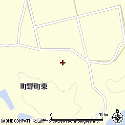 石川県輪島市町野町東ロ周辺の地図