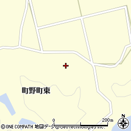 石川県輪島市町野町（東ロ）周辺の地図