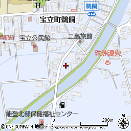 石川県珠洲市宝立町鵜飼辰周辺の地図