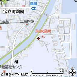 石川県珠洲市宝立町鵜飼イ周辺の地図