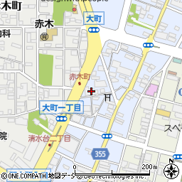 富士通株式会社　郡山支店周辺の地図