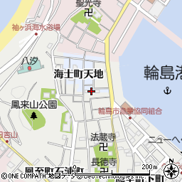 石川県輪島市海士町周辺の地図
