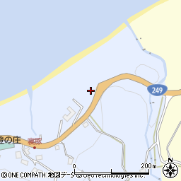 石川県輪島市大野町向平周辺の地図