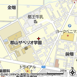 福島県郡山市大槻町（古屋敷）周辺の地図