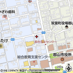 自治労連福島県本部周辺の地図