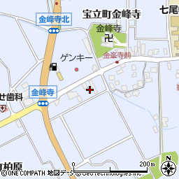 石川県珠洲市宝立町鵜飼丁周辺の地図