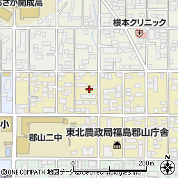 福島県郡山市神明町周辺の地図