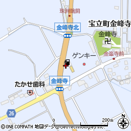 石川県珠洲市宝立町金峰寺未周辺の地図