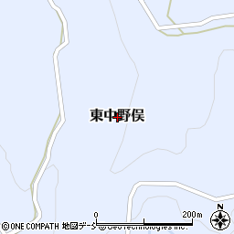 新潟県長岡市東中野俣周辺の地図