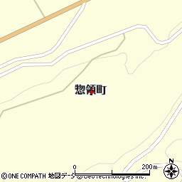 石川県輪島市惣領町周辺の地図