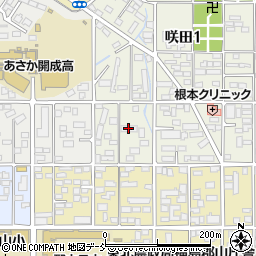 カメリア咲田周辺の地図