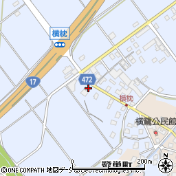 新潟県長岡市横枕町186周辺の地図
