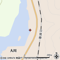 福島県大沼郡金山町越川下飛泥周辺の地図