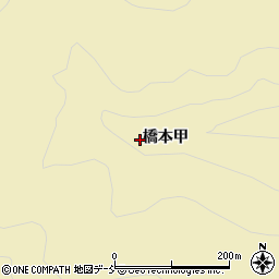 福島県大沼郡会津美里町西尾橋本甲周辺の地図