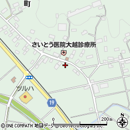 福島県田村市大越町下大越本風呂周辺の地図