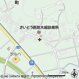 福島県田村市大越町下大越（本風呂）周辺の地図