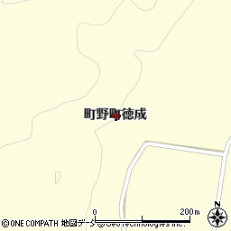 石川県輪島市町野町徳成周辺の地図