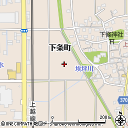 新潟県長岡市下条町周辺の地図