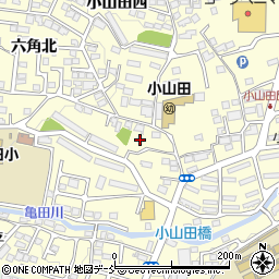 小山田書道教室周辺の地図