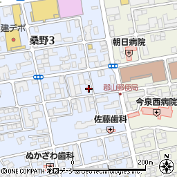 焼肉×日本酒 鈴喜 郡山店周辺の地図