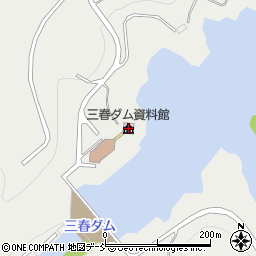 三春ダム資料館周辺の地図