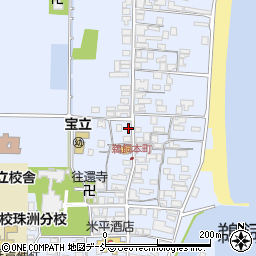 石川県珠洲市宝立町春日野1-9周辺の地図