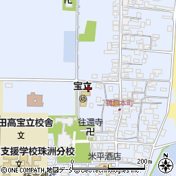 石川県珠洲市宝立町春日野甲周辺の地図