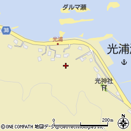 石川県輪島市光浦町周辺の地図