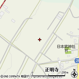 新潟県刈羽郡刈羽村正明寺周辺の地図
