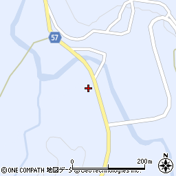 新潟県長岡市西中野俣105周辺の地図