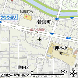 ハトのマークの福島県引越専門協同組合周辺の地図