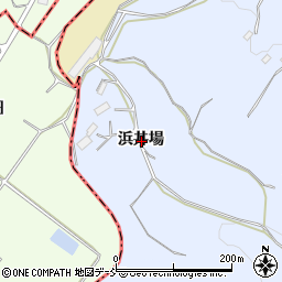 福島県田村郡三春町沼沢浜井場周辺の地図